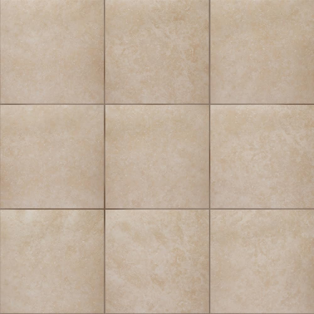 Roma Porcelain Floor and Wall Tile (Beige, Case)