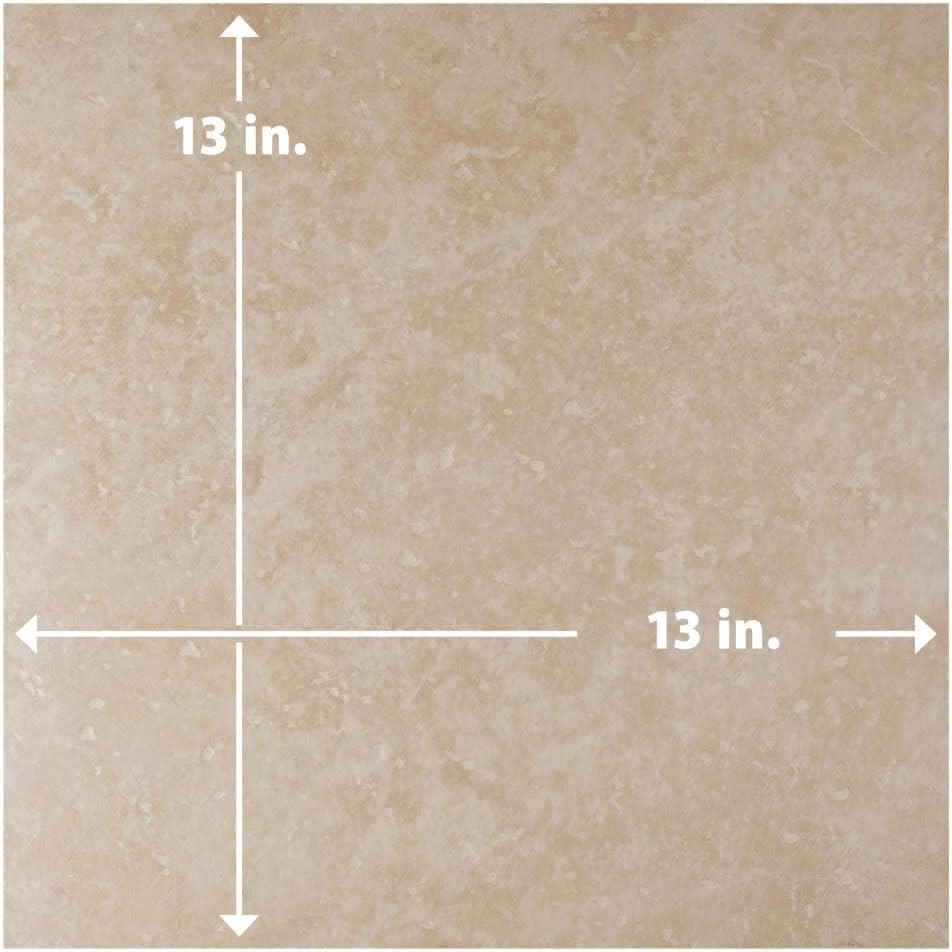 Roma Porcelain Floor and Wall Tile (Beige, Case)