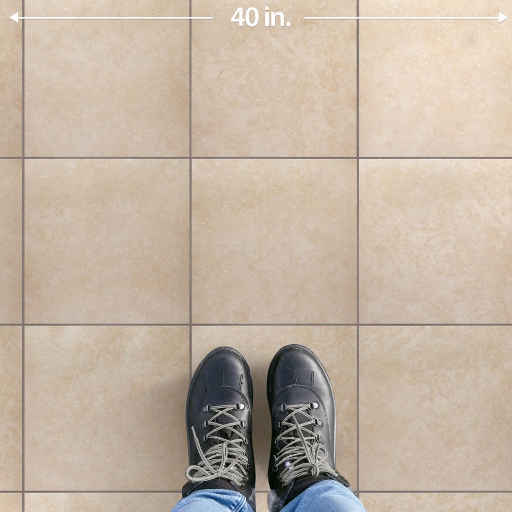 Roma Porcelain Floor and Wall Tile (Beige, Case)