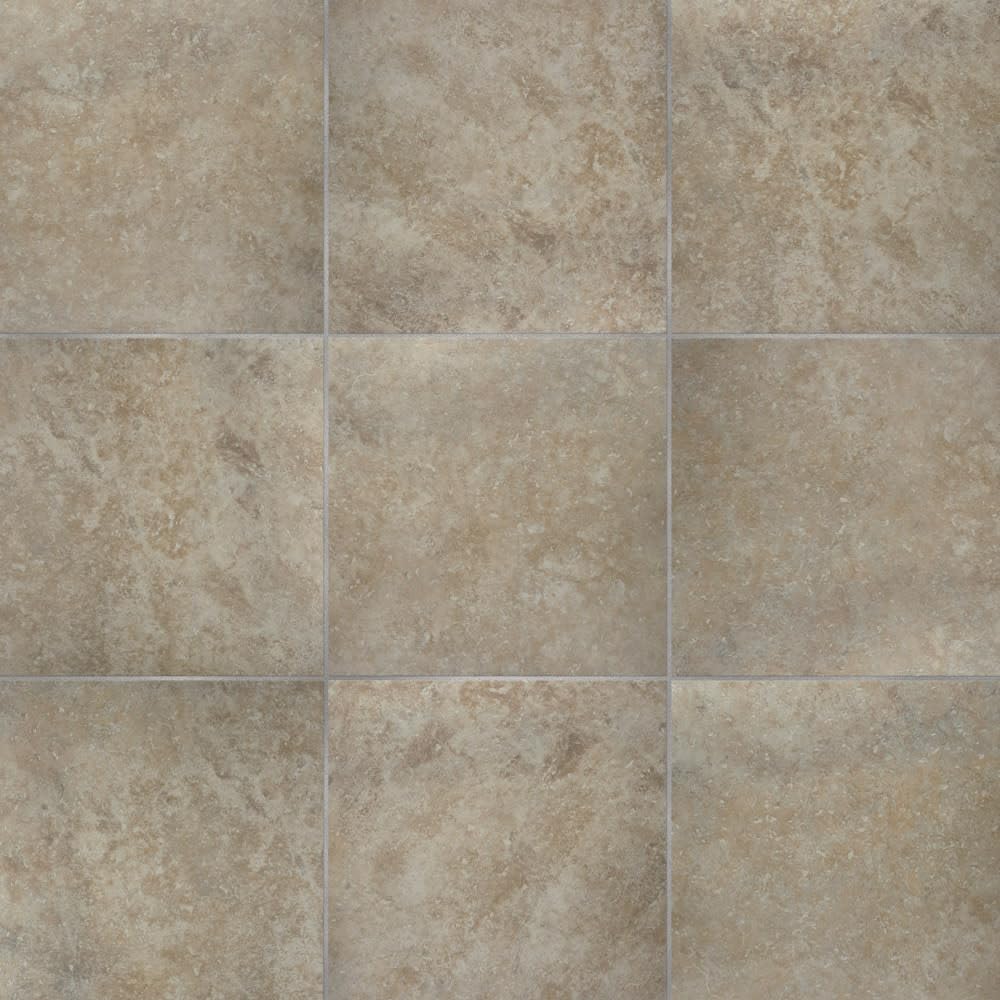 Roma Porcelain Floor and Wall Tile (Beige, Case)